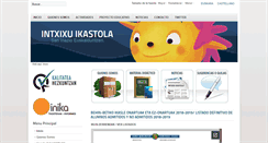 Desktop Screenshot of intxixu-ikastola.net